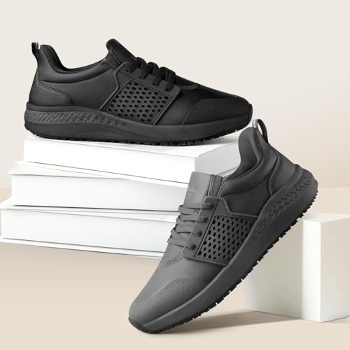 Non Slip Work Shoes for Men Slip Resistant Kitchen Shoe Waterproof Restaurant Chef Sneakers Food Service Hospital3