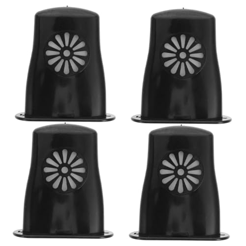 4個 ギター加湿器 胡加湿器 アコースティックギターの湿度 アコースティックギターの水分補給 ウクレレ ギターの湿気ケアツール ギターのひび割れを防ぐ加湿器 Abs Black NUOBESTY