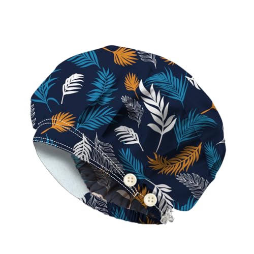 DELORIGIN Cotton Scrub Cap with Buttons