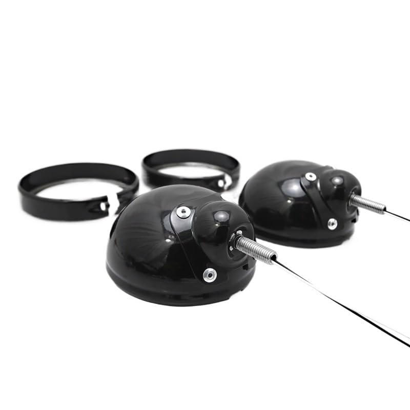 Boîtier phare antibrouillard moto et support robuste pour Street Glide