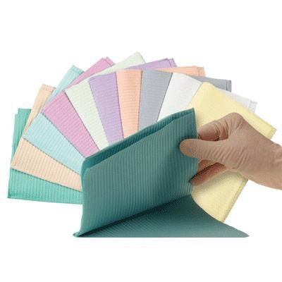 Crosstex International WPXLV Crosstex Polyback 3 Ply Towels - Lavender44; 500 Per Case