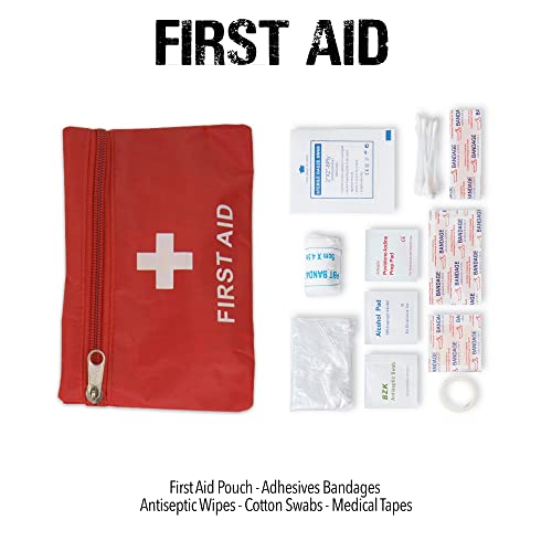 Always Prepared Ultimate (Deluxe) Roadside Emergency Car Kit – With Jumper Cables – All-In-One Auto Safety And First Aid Kit – Travel Safety For Women, Men, And College Kids – Roadtrip Essentials #TOP3