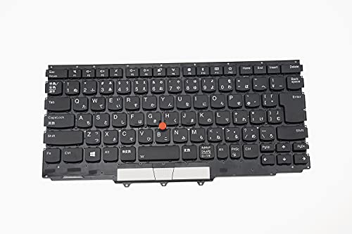 �K�p���� ThinkPad X1 Yoga 2018�AX1 Yoga 3rd Gen 2018 ���{��L�[�{�[�h (�V���o�[���E�̃}�E�X�{�^��)