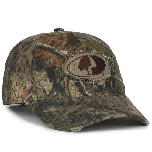 Image of Mossy Oak Camo Dad Hat - Cotton Canvas, All-Fabric Crown, Unstructured Low Profile, Tuck Closure, One Size