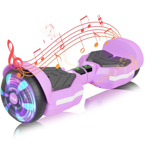 SIMATE Scooter Bluetooth Speakers and LED Light-Up Wheels APP Control Dual 250W Motors 8.5 mph Max Speed & 8.5 Miles Max Range Gifts for Kids Adults Girls Boys