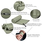 Rainleaf Microfiber Towel Perfect Travel & Gym & Camping Towel. Quick Dry - Super Absorbent - Ultra Compact - Lightweight. Suitable for Trip, Beach, Shower, Backpacking, Pool - Image 3