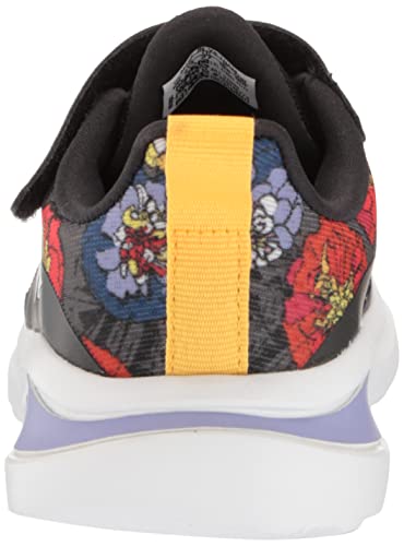 adidas Kids Fortarun Running Shoe, Black/White/Bold Gold (Elastic), 5.5 US Unisex Toddler3