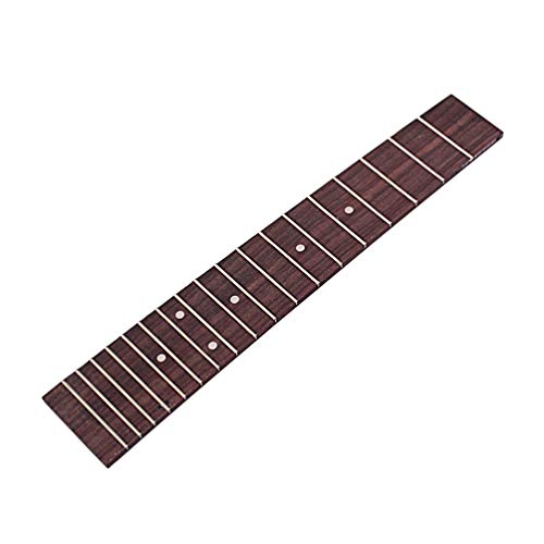 Heallily 23 Inch Ukulele Fretboard Fingerboard 18 Fret Replacement Rosewood Ukulele Accessory For Bass Guitar Ukulele #TOP9