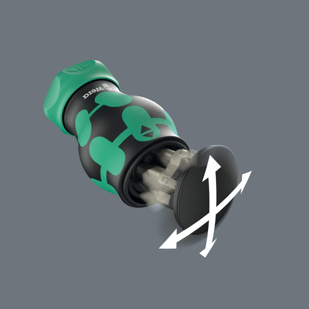 Wera Kraftform Kompakt Stubby Recámara RA 4, 6 piezas