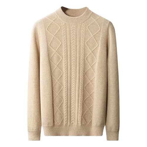Men's Knitted Sweater Middle-Aged and Young Casual Thickened Sweater Winter