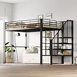 lit mezzanine metal 2 places conforama ✅ 【Accès par échelle intégrée sécurisée 】 Équipé d’une échelle solide et ergonomique intégrée, ce lit permet un accès facile et sûr au couchage supérieur. Parfait pour les enfants et pratique pour les adultes.