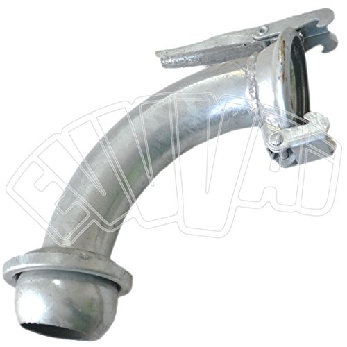 CURVA A 90 GRADI SFERICA DIAM 80 MM ZINCATA TUBO ACQUA IRRIGAZIONE AGRICOLTURA