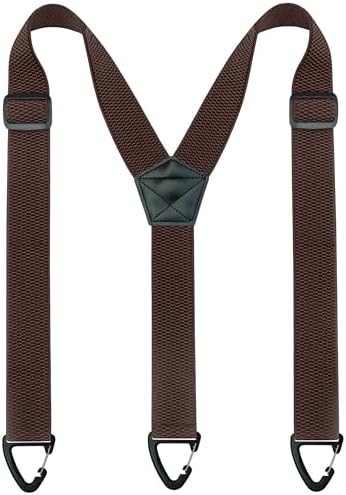 JEMYGINS Hidden Suspenders for Men Under Clothes with 3 Snap Loop (1.5" Wide)