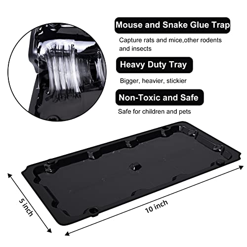 10 Pack Sticky Mouse Trap Rat Traps Indoor, Mouse Traps Indoor For Home, Glue Traps For Mice And Rats, Snake(Large Size) #TOP2