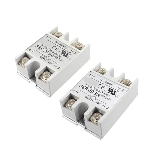 SSR-40VA relais statique 40A pour contrôle de chauffage industriel et tension 24-380VAC