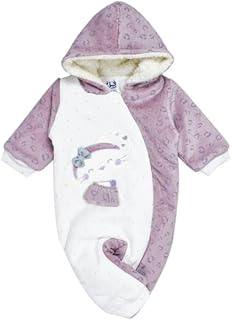 سالوبيت مخمل شتوي للبنات حديثات الولادة, 9 - 12 Months