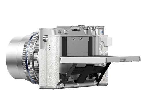 Kit de cámara Olympus Pen E-P7 Blanca, Sensor de 20 MP, LCD de Alta definición abatible, 4K, Wi-Fi, Control de Perfil Monocromo y del Color, Incluye M.Zuiko Digital ED 14-42 mm EZ Plata - imagen 7