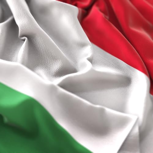 BullTek Bandera italiana 90 x 150 cm – Bandera Italia poliéster con trabilla para el mástil resistente a la intemperie color vivo y apto para uso interior y exterior