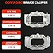 cciyu 185019 185018 Front Left & Right Disc Brake Calipers Assembly Set Without Bracket For Hummer For H3 2006-2010,For Hummer For H3T 2009-2010