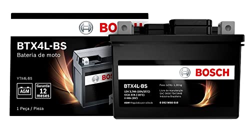 Bateria Moto Cg 125 Titan Es 12v 4ah Bosch Btx4l-bs
