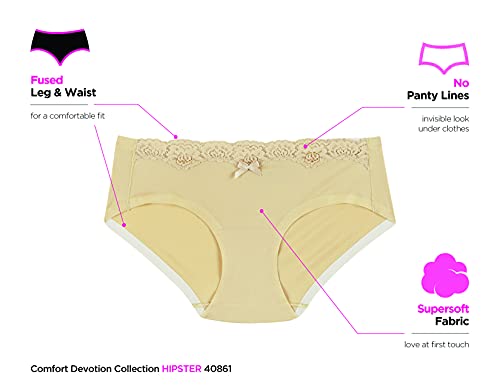 Image of Maidenform Women's Comfort Devotion Embellished Hipster Panty