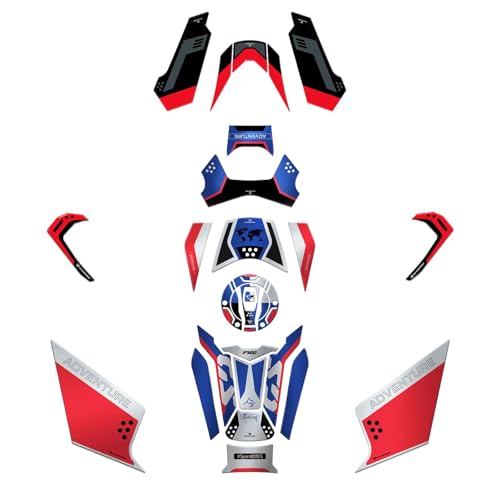 Protection contre les éraflures kit autocollant compatibles avec BMW F 900 GS Adventure 2024