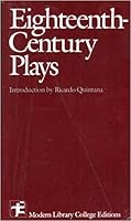 Eighteenth-Century Plays 0075536595 Book Cover