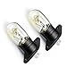 Ruiandsion Ampoule Micro-Ondes T170 Base 230V 20W Ampoule Micro-Ondes pour Lampe Universelle Micro-Ondes Poire, Blanc Chaud (Lot de 2)