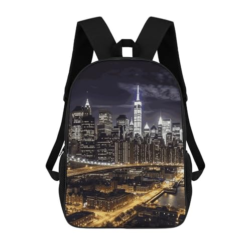 Sac à dos voyage New York Night léger anti fatigue épaule