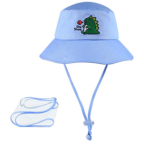 KKmoon Protetor solar externo com proteção UV Chapéu de balde de pesca removível com viseira removív