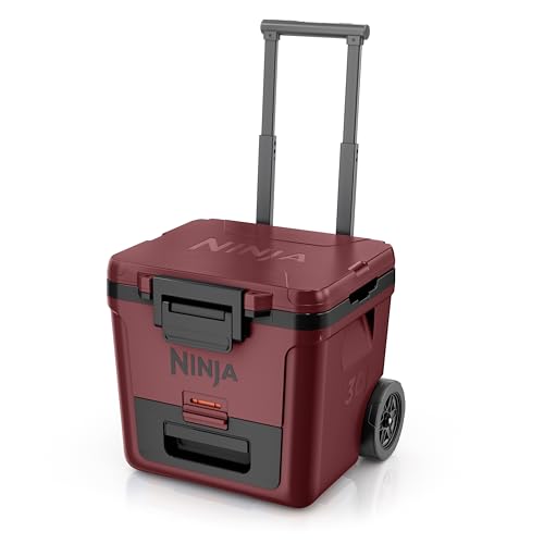 Image of Ninja FrostVault 30qt Cooler w /Wheels, Dry Storage Drawer, Canyon FB230MR