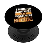Studieren Kann Jeder Tennislehrerin Werden Nur Die Besten PopSockets mit austauschbarem PopGrip