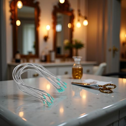 image for Junfamilee 8Pcs Silver Hot Roller Clips Replacement Kit - Secure-Lock 