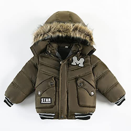 Children Winter Boy Jacket Coat Hooded Coat Fashion Kids Warm Clothes Jacket Boys Coat&jacket Boys Quilt Lined2