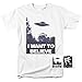 X-Files I Want To Believe Aliens UFO T Shirt & Exclusive Stickers (Large) White