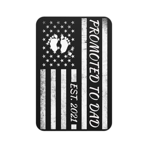 Promoted to Dad Est. 2021 Acrylic Fridge Decor