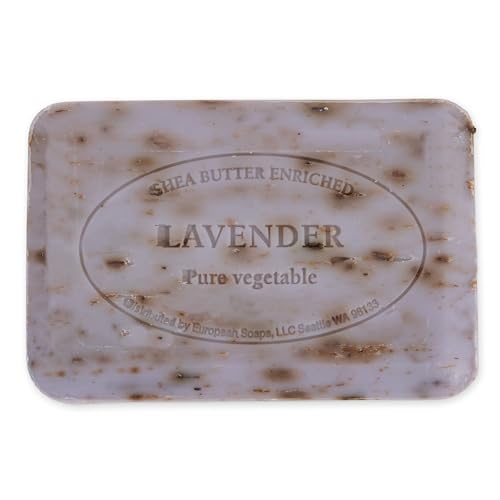 Image of Pre de Provence Artisanal Soap Bar, Enriched with Organic Shea Butter, Natural French Skincare, Quad Milled for Rich Smooth Lather, Lavender, 8.8 Ounce
