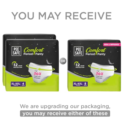 Image of Pee Safe Comfort Period Panties XL-XXL | 8 Panties | 12 Hr Protection