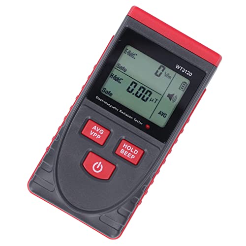Medidor digital EMF con pantalla LCD para detección de radiación miniatura 4