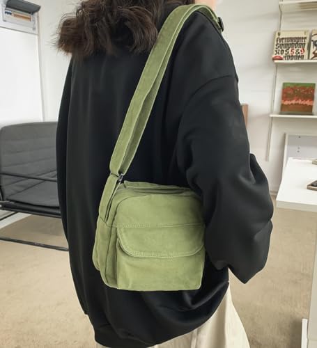 Image of Small Crossbody Bag Cute Purse Mini Canvas Crossbody Purse Phone bag