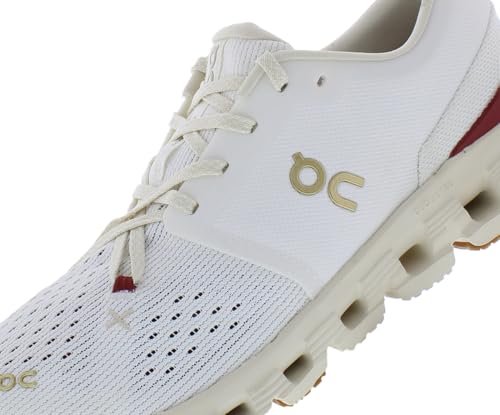 Image of On Cloud X 4 Womens Shoes Size 11, Color: Ivory /Cream-White