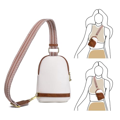 Image of INICAT Travel Sling Bag, Anti Theft Crossbody Bag for Women | RFID Blocking, 8 Card Slots, Black Zipper Pocket, Metal Zippers on Every Pocket, Vegan Leather