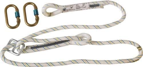 Corde pour embossage avec 2 mousquetons.