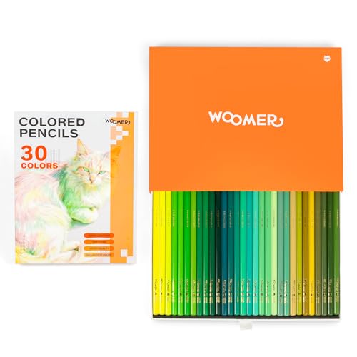 Amazon | Woomer プレミアム色鉛筆セット、プロフェッショナルアート