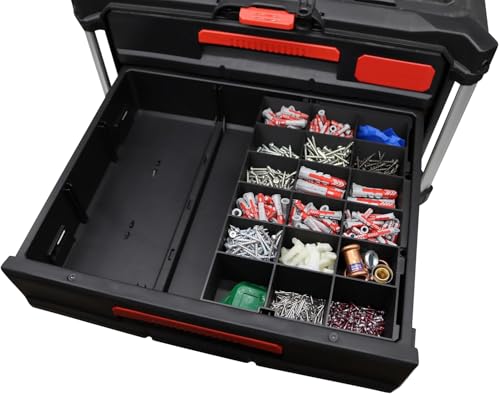 Kompatibel mit MILWAUKEE Packout 3D-gedruckter PLA+ Assortiment-Einsatz für 2- & 3-Schubladen Box | Organizer für Kleinteile & Zubehör Robust übersichtlich & passgenau