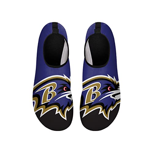 Image of FOCO NFL Mens Nflteam Logo Barefoot Beach Pool Quick-Dry Aqua Yoga Water Shoes