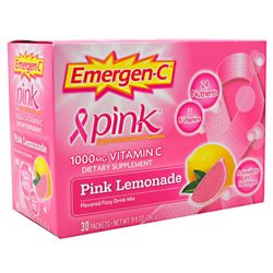 ALACER CORP., Emergen-C Health And Energy Booster Pink Lemonade 30/Pk