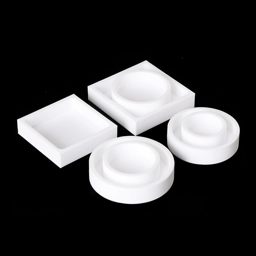 1pcs PTFT Petri Dish - High Temperature & Corrosion Resistant Circular Evaporation Dish for Laboratory Use((03)80x80x15mm)