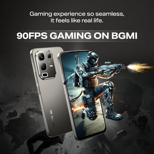 Image of Infinix Note 50x 5G+ (Titanium Grey, 6GB RAM, 128GB Storage) | MediaTek D7300 Ultimate | 90FPS BGMI Gaming | 5500mAH Battery with 45W FastCharge | 650K+ AnTuTu AI Without Offers