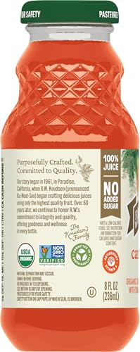 Image of R.W. Knudsen Organic Carrot Ginger Turmeric, 8 fl oz (Pack of 12)
